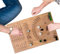 Baseball-Würfelspiel, Baseball-Brettspiel,Interaktives Desktop-Sportbrettspiel aus Holz -Strategie-Denkspiel für Familie, frühes Lernspielzeug für Kinder und Erwachsene