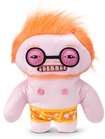 Fuggler Fugg Stars 9-Inch Plush Toy (Gunky Goober) by ZURU – Funny Ugly Monster Stuffed Animal with Human-Like Teeth, Collectible Plush for Kids, Tweens, Teens, Adults & Plush Fans