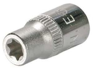 BGS 6406 | Douille pour clé, profil E | 6,3 mm (1/4) | E6