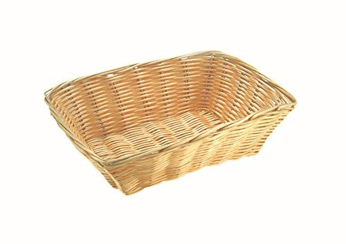 APS 30283 BASIC Rechteckige Polypropylen Korb für Brot oder Obst, 22 x 15 x 6 cm