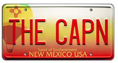 Breaking Bad | THE CAPN | Metal Stamped License Plate