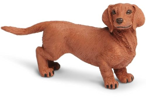 Safari Ltd. Dachshund Figurine - Detailed 3.75 Plastic Model Figure - Fun Educational Play Toy for Boys, Girls & Kids Ages 3+