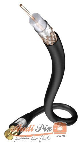 inakustik – 00326305 – Star Koax-Antennenkabel | Mit 90 dB Schirmung und doppelter Abschirmung gegen äußere Störeinflüsse | 5,0m in Schwarz | vergoldete Kontakte minimieren Übergangswiderstände