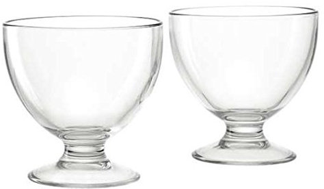 Leonardo 020788 Dessertteller, rund, transparent, 35 cm, 27 mm