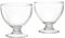 Leonardo 020788 Dessertteller, rund, transparent, 35 cm, 27 mm