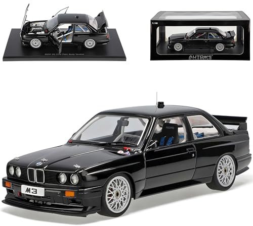 B*M*W 3er M3 E30 DTM Plain Body Schwarz 1982-1994 89247 1/18 AutoArt Modell Auto
