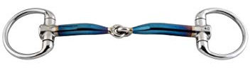 Trust Sweet Iron-eggbut bradoon-jointed-12mm Olivenkopfgebiss Unterlegtrense Einfach gebrochen 11,5 cm