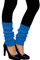 Oblique Unique® Sexy Damen Bein Stulpen Neon Strümpfe für 80er Jahre 80s Motto Party Fasching Karneval Tanzen Aerobic Kostüm Accessoires - Farbe wählbar (Neonblau)