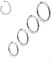 4 Stk 6/8/10/12mm 16G Edelstahl Nasenring Hoop Damen Herren Septum Clicker Ring Nasenring Set Ohr Lippen Nasenpiercing Lippenpiercing Knorpel Creolen für Männer Frauen