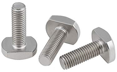 BOZONLI T-Slot Bolts Carbon Steel Hammer Head Bolt T Bolts for Woodworking, M10×40mm,2 pcs