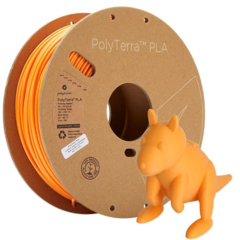 Polymaker 70849 PolyTerra PLA Filament PLA 2.85mm 1000g Orange (matt) 1St.
