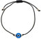 MYSTIC JEWELS Bracelet classique Oeil de bonne chance avec fil rouge à offrir (Noir)