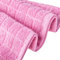 1 Stück Premium Frottee Geschirrtuch 40x64 cm in Uni/Rosa kariert von StickandShine / 100% Baumwolle