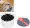 2-Layer Rice Steamer Microwave High Temperature Resistant Steam Pot - Pasta Cooker, Household Microwave Oven Rice Cooker