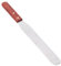 Sonew Spatules de Cire Antiadhésives, Spatules de Cire en Métal, Bâton Droit D'épilation pour le Corps en Acier Inoxydable avec Manche en Bois pour L'épilation