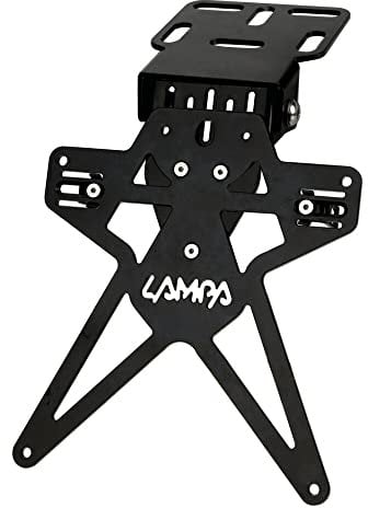 Lampa 91643 Aero-X Evo 3, portatarga Moto per targhe Italiane con Altezza ed inclinazione Regolabili