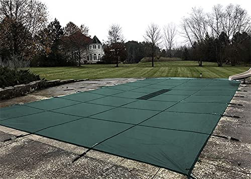 Pool Sicherheitsabdeckung Schwimmbadabdeckungen Für Rechteckige Rechteckige Quadratische Pools, Elastische Abdeckung Para Piscina Versenkbar Massiv, Mit Werkzeug Und Messingzubehör, Poolplanen Decken,