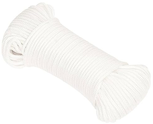 vidaXL Boat Rope Full White 5 mm 25 m Polypropylene