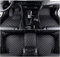 GETLF Auto Fußmatten für Jeep Renegade 2016-2021, Vorne und Hinte VollstäNdig Umgebenes Automatten Luxus Fussmatten Autoteppich Innenraum ZubehöR,A/Black