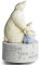 MS. WENNY Polar Bear Musical Box Figurine, I Love You to the Moon and Back Music Box Bday Christmas for Wife Daughter Son Collectible Figurine Play You Are My Sunshine