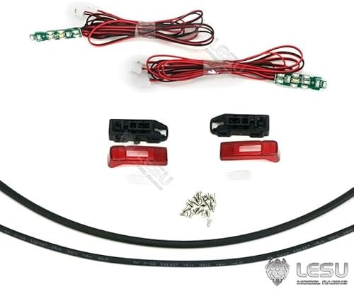 LESU Kunststoff-Rückleuchten-LED für 1/14 RC-Flachbett-Traktor-LKW-Modell