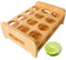 INFTYLE Shot Glasses Set Shot Glass Tray Holder with 12 Holes Serving Stand Organizer for Tequila Whiskey Brandy Vodka Rum Party Club Bar Home Spirit Tasting Gift (Only Tray, Cups Not Included)