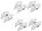 iplusmile Lot De 5 Charnières De Porte De Garage À Fermeture Automatique Pour Une Conception Robuste 2 Pièces X 5