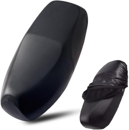 Funklu Motorrad-Sitzbezug Wasserdichter Sitzbezüge, Bequeme Roller-Sitzbezüge, Motorrad mit Gummiband Oxfordtuch + PU Tuch