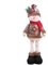 Weihnachtsdeko Figuren Plüsch, Weihnachtsmann Puppe Deko, Elch Weihnachtsmann Schneemann Weihnachten Plüsch Gefüllt, Handmade Winterliche Stand Figur Mit Teleskop-Beinen