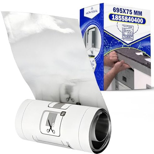 Schutzfolie Geschirrspüler 450 x 75 x 1 mm mit dem Originalcode 1855840400 für Beko für Lamona C00319875 für Indesit 481246678388 für Whirlpool - MONTERAL