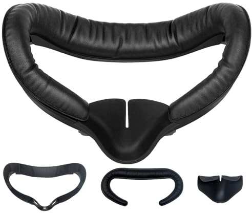 HAPPOW Komfort Face Cover Für Oculus/Meta Quest 2, Atmungsaktives Luftzirkulationsdesign,Face Pad, Schweißfest & Anti-Beschlagend, Einfache Installatio