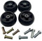 Sharplace 4pcs Roues Gage de pont de tondeuse Remplace AM125172 Part de rechange Premium pour avec 48 54 60 62 72 Discs Traffor 400 x900 300