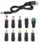 Sirxlevcy Cable de AlimentacióN USB una CC Cable de Carga Universal USB una CC Jack Cable de AlimentacióN con 10 Adaptadores de Conectores de Enchufe Intercambiables