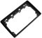 MTVTFECEWG Kit Tableau Bord Autoradio 2 DIN Lecteur Audio Stéréo DVD Cadre Console Centrale Support pour Citroën C2 C3 pour Berlingo pour Jumpy Accessoires Intérieurs(Black)
