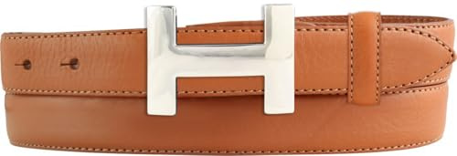 BELTINGER Hochwertiger Damen-Gürtel Horus aus Vollrindleder 2,5 cm | Bombierter Ledergürtel Damen 25mm | Damen-Gürtel made in Italy