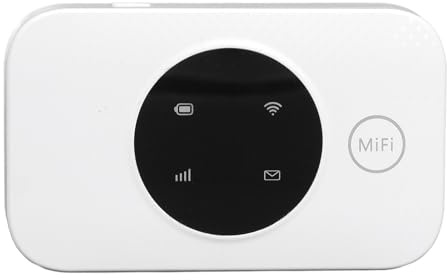 Cocoarm Hotspot WiFi Mobile 4G, Routeur de Portable avec Emplacement pour Carte SIM pour Smartphones, Ordinateurs Portables, Connectez jusqu'à 10 Appareils, Vitesse 150 Mbps, Batterie
