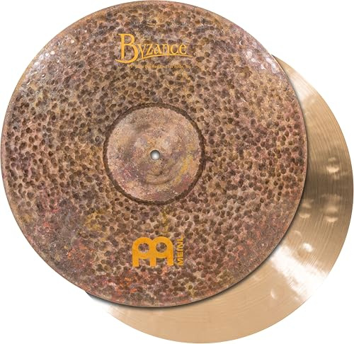 Meinl Cymbals B16EDMTH Byzance Extra Dry 16-Inch Medium Thin Hi Hat Cymbal Pair (VIDEO)