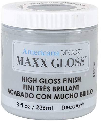 DecoArt Americana Décor Maxx Gloss Bottle Paint, Acrylic, Dolphin, 7 x 7 x 8 cm