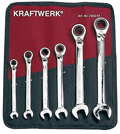 Kraftwerk 3404-51-Jeu de clés 6 rév. CLICKRAFT 8-19 mm