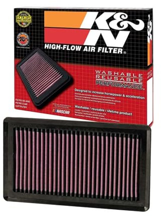 K&N Engine Air Filter: High Performance, Premium, Washable, Replacement Filter: Compatible with 2004-2019 Nissan/Chevy/Venucia (NV200, AD, Cube, Evalia, Wingroad, March, Micra, other models), 33-2375