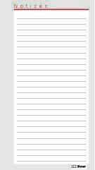 Einlage Timer ca.A6 liniert 50Blatt