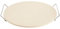 Jamie Oliver JC5122 Pizzastein mit Serviergestell. Für einen herrlich knusprigen Pizza-Boden, auch für den Grill geeignet. Ø 33 cm, Feuerfester Stein, Creme, Durchmesser