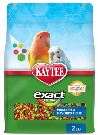 Kaytee Exact Parakeet & Lovebird Futter, Regenbogenfarben, 0,9 kg