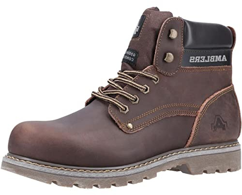 Amblers Dorking Casual Lace Up Boot Brown Crazy Horse