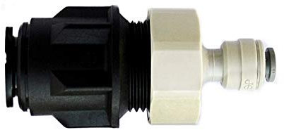 15mm Pipe to 1/4 Fridge Water Filter Pipe Adapter-Pushfit
