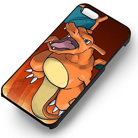 Charizard Pokemon for Iphone 6 and Iphone 6s Case (Black Hardplastic Case) B0D8VC