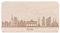 Frühstücksbrettchen Berlin mit Skyline Gravur - Brotzeitbrett & Geschenk für Berlin Stadtverliebte & Fans - ideal auch als Souvenir