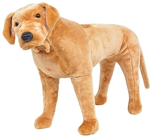 vidaXL Plüschtier Stehend Labrador XXL Plüschspielzeug Stofftier Kuscheltier