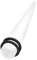 Piersando Dehnungsstab Ohr Piercing Dehnstift Dehner Ohrdehner Dehnstab Flesh Tunnel Plug Expander Taper Stab Gerade Weiß 19mm