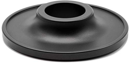 vhbw Pied Stable Support d' Enceinte Compatible avec Apple HomePodBase pour Haut-Parleur Intelligent en Aluminium, Noir